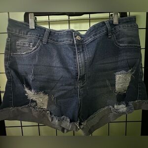 🌟Blue DENIM SHORTS🌟 Distressed